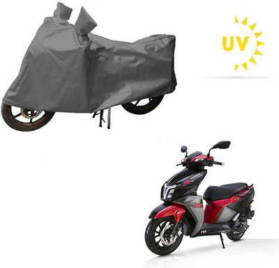 RPSENTTERPR Waterproof Two Wheeler Cover for TVS(Phoenix 125, Grey)