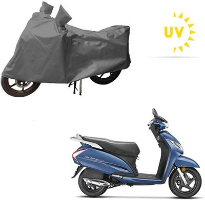 RPSENTTERPR Waterproof Two Wheeler Cover for Honda(Activa i, Grey)