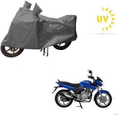 KazamaKraft Two Wheeler Cover for Bajaj(Platina 100 DTS-i, Grey)