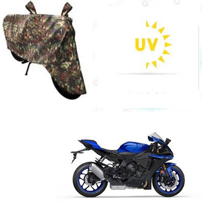 Mdstar Waterproof Two Wheeler Cover for Yamaha(YZF R1, Multicolor)