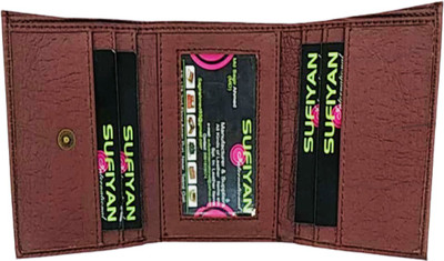 SAGIRON Men Trendy Brown Artificial Leather Wallet(9 Card Slots)