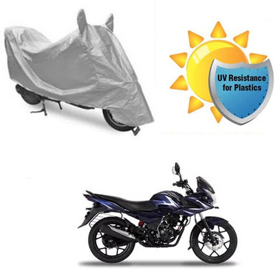 RPSENTTERPR Waterproof Two Wheeler Cover for Bajaj(Discover 150 f, Silver)