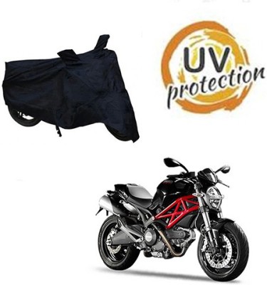 MMSSTAR Waterproof Two Wheeler Cover for Ducati(Monster 796 S2R, Black)