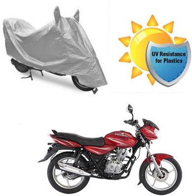 RPSENTTERPR Waterproof Two Wheeler Cover for Bajaj(Discover 125 DTS-i, Silver)