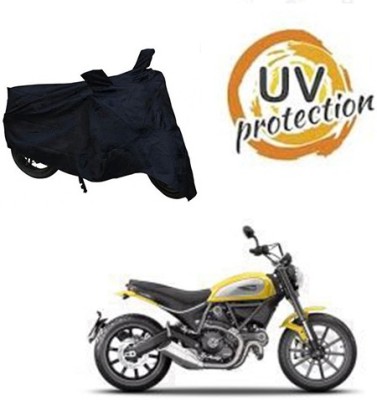 MMSSTAR Waterproof Two Wheeler Cover for Ducati(Scrambler, Black)