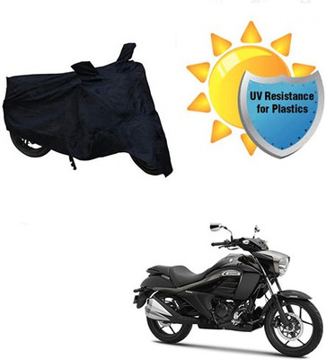 RPSENTTERPR Waterproof Two Wheeler Cover for Suzuki(Intruder, Black)