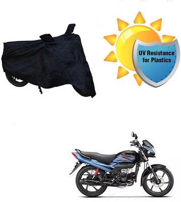 RPSENTTERPR Waterproof Two Wheeler Cover for Honda(Passion Pro, Black)