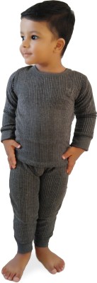 HAP Top - Pyjama Set For Boys & Girls(Grey, Pack of 1)