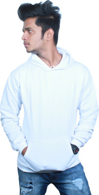 The SV Style Solid Turtle Neck Casual Men White Sweater