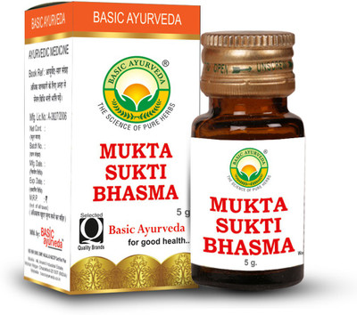 Basic Ayurveda Mukta Shukti Bhasm(Pack of 6, 5 g)