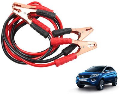 Bubu Car Heavy Duty Jumper Cable Battery Storage Wire Clamp with Alligator Wire || Start Dead Battery || Emergency Line Truck Off Road || Auto Car Cables Clamp to Start Dead Battery RY020 7.5 ft Battery Jumper Cable(Pack of 2)