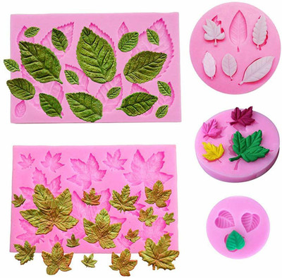 CraftialCurve Silicone Fondant & Gum paste Mould 1(Pack of 5)