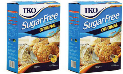 Iko Sugar Free Oatmeal Crackers Original,200g (Pack Of 2),400g Cream Cracker Biscuit(2 x 200 g)
