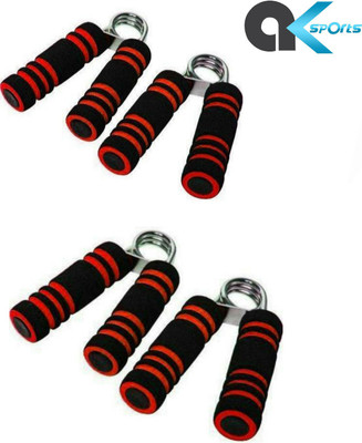 A.K 4 Pcs Foam Hand Exercise & Fitness Grip Combo Hand Grip/Fitness Grip(Multicolor)
