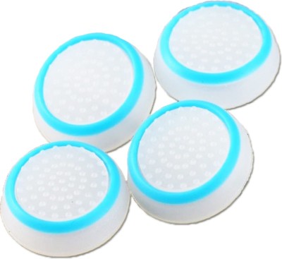 Tobo Protective Silicone Thumb Grip Joystick Grip caps Game Controllers TD-326GA  Gaming Accessory Kit(White & Blue, For PS4, PS3, Xbox 360, Xbox One)