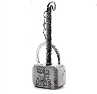 SPM Thor Hammer Silver Key Chain