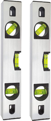 M MOD CON 12inch spirit level carpenter's level Tool Pack Of 2 12 inch Spirit Level With Magnetic Carpenter's Level Pack OF 2 Magnetic Carpenter's Level(30 cm)