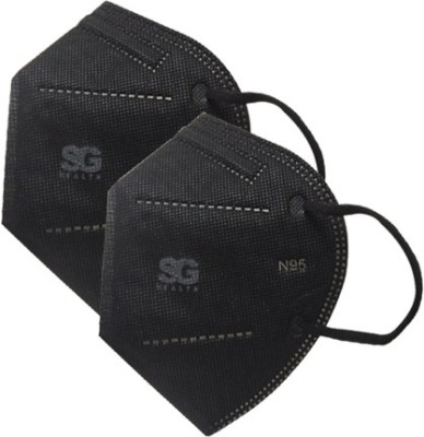SG HEALTH N95 Anti Pollution mask reusable outdoor protection mask(Free Size, Pack of 2)