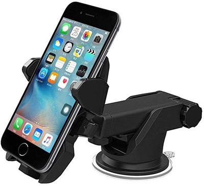 Alchiko Best Quality Universal Silicone Sucker Car Mobile Holder for windshield Dashboard Car Mount Long Neck 360° Rotation With Ultimate Reusable Suction Cup Mobile Stand With Quick One Touch Technology For All Mobiles Phones Mobile Holder