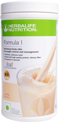 HERBALIFE Formula 1 Nutritional Shake Mix -Orange Cream Flavor Plant-Based Protein(500 g, Vanilla)