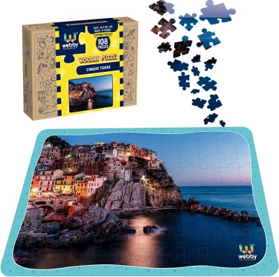 Webby Cinque Terre Wooden Jigsaw Puzzle, 108 Pieces(108 Pieces)