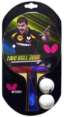 Butterfly Timo Boll 3000-with 2 TT balls and Cover Table Tennis Kit
