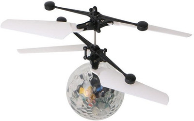 eDUST Premium Quality Original Infrared Controlled and Gyroscopic Self Leveling with Colorful LED Lighting Flying Whirly Ball(Multicolor)