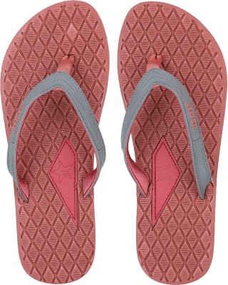 US Gear Women Flip Flops(Burgundy , 6)