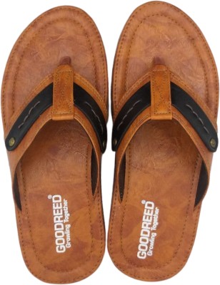 GOODREED Men Slippers(Brown , 7)