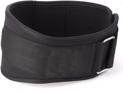 keycraze Weight Lifting Belt - Neoprene Padded Double Belt with 5.5 inch Weight Lifting Belt(Black)