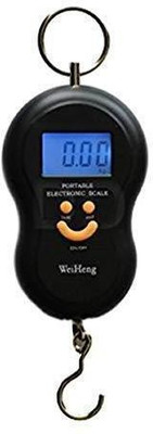 DeoDap 40Kg 10g Portable Handy Pocket Smile Mini Electronic Digital LCD Weighing Scale Weighing Scale(Multicolor)