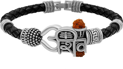 NAKABH Leather Gold-plated Bracelet