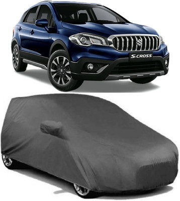 Chiefride Car Cover For Maruti Suzuki S-Cross (With Mirror Pockets)(Grey)