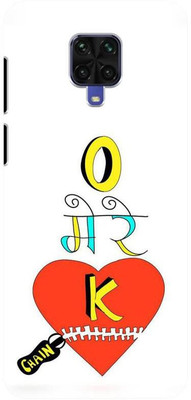 NDCOM Back Cover for Redmi Note 9 Pro Max O Mere Dil Ke Chain Sarcastic Funny Quotes Printed(Multicolor, Hard Case, Pack of: 1)