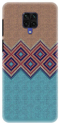 NDCOM Back Cover for Redmi Note 9 Pro Max Beautiful Cloth Texture Abstract Printed(Multicolor, Hard Case, Pack of: 1)