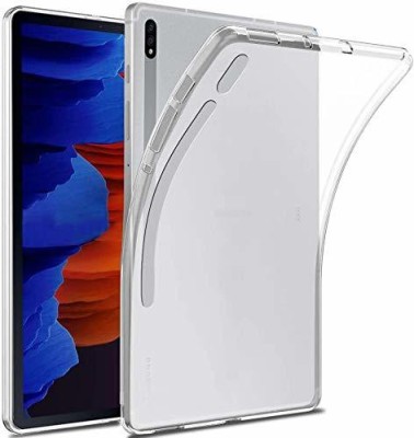 HARITECH Back Cover for Samsung Galaxy Tab S7 Plus 12.4 inch(Transparent, Grip Case, Silicon, Pack of: 1)