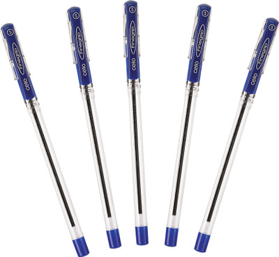 Cello Finegrip Ball Pen(Pack of 5, Ink Color - Blue)