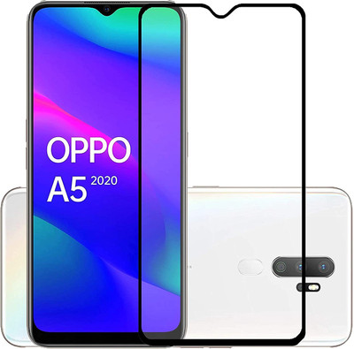BRENZZ Edge To Edge Tempered Glass for OPPO A5 2020(Pack of 1)
