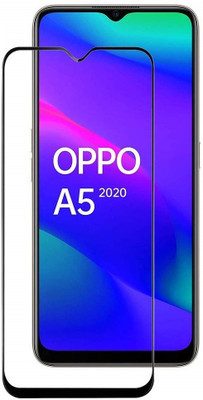BRENZZ Edge To Edge Tempered Glass for OPPO A5 2020(Pack of 1)