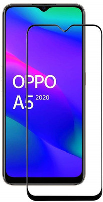 BRENZZ Edge To Edge Tempered Glass for OPPO A5 2020(Pack of 1)