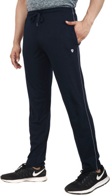 NeuVin Solid Men Dark Blue Track Pants