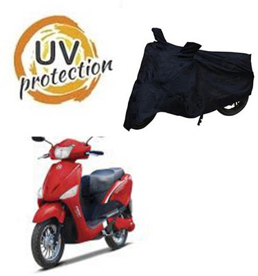 RPSENTTERPR Waterproof Two Wheeler Cover for Hero(E Scoot, Black)