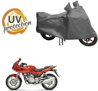 RPSENTTERPR Waterproof Two Wheeler Cover for Bajaj(Pulsar 220 DTS-i, Grey)