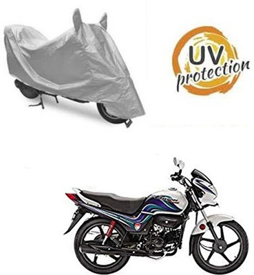 RPSENTTERPR Waterproof Two Wheeler Cover for Hero(Passion Pro TR, Silver)
