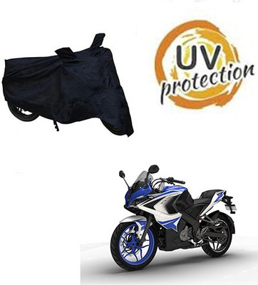 RPSENTTERPR Waterproof Two Wheeler Cover for Bajaj(Pulsar RS 200, Black)