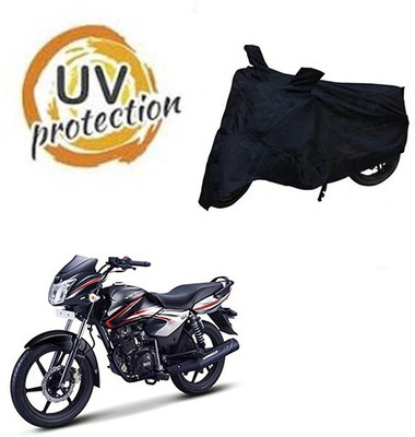 MMSSTAR Waterproof Two Wheeler Cover for TVS(Phoenix 125, Black)
