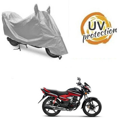 Motoren Waterproof Two Wheeler Cover for Honda(CB Shine, Silver)
