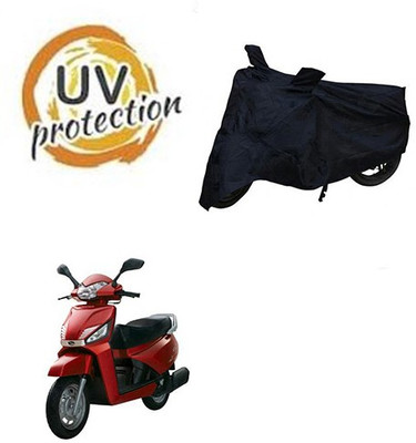 RPSENTTERPR Waterproof Two Wheeler Cover for Mahindra(Gusto, Black)
