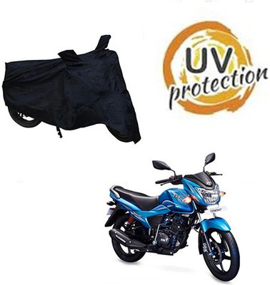 RPSENTTERPR Two Wheeler Cover for TVS(Victor New, Black)