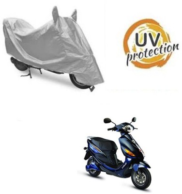 RPSENTTERPR Waterproof Two Wheeler Cover for Hero(Electric Cruz, Silver)